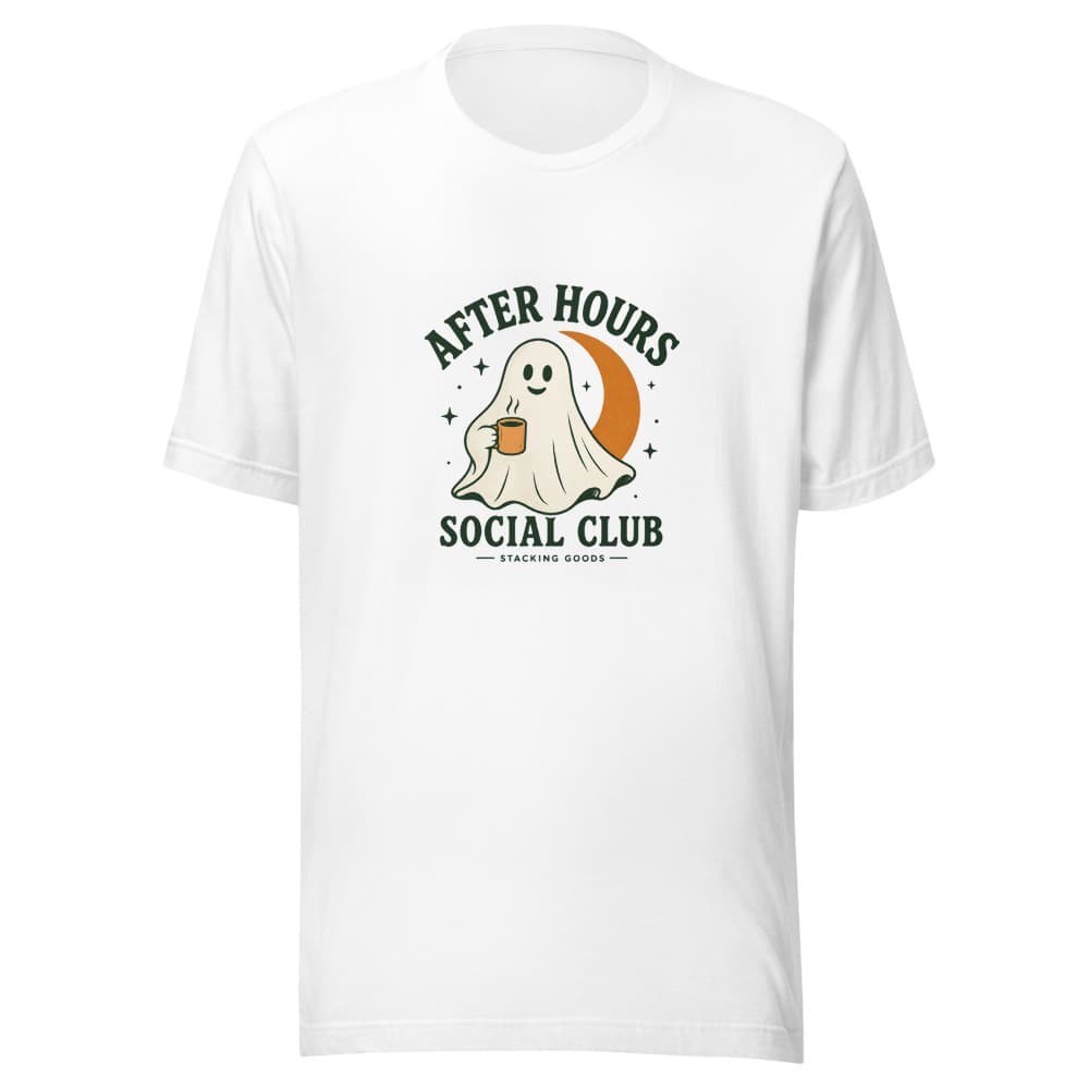 After Hours Social Club Tee product mockup