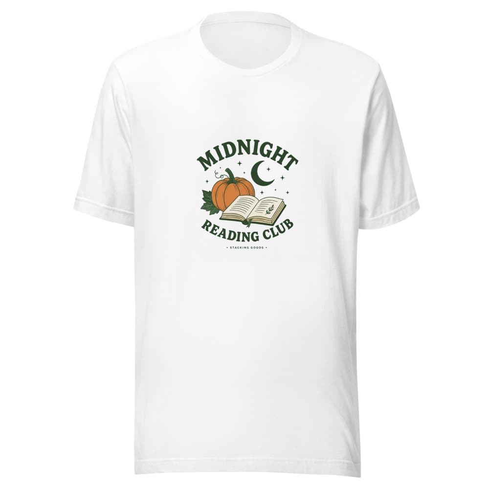 Midnight Reading Club Tee product mockup
